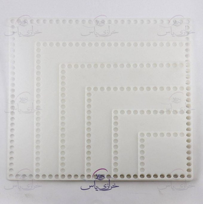 کفی پلکسی سفید ایرانی مربع
