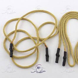 بند هودی طلایی با سربند مشکی