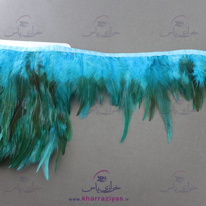 پر خروسی متری آبی فیروزه ای