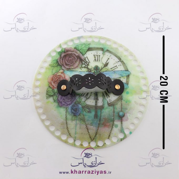 درب سبد پلکسی طرحدار 20 سانت کد 56065