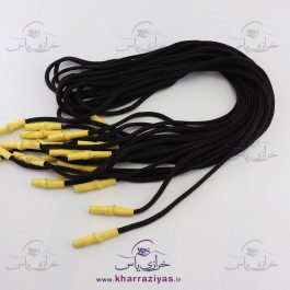 بند هودی مشکی با سربند زرد