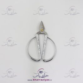 قیچی جواهردوزی نقره ای تمام فلز سایز 1
