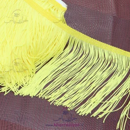 ریشه لباس مجلسی ساده 15 سانت زرد
