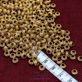خرجکار ( رینگی دستبند ) فلزی طلایی (10 عددی)
