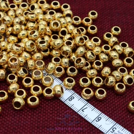 خرجکار دستبند فلزی طرح دایره طلایی (10 عددی)