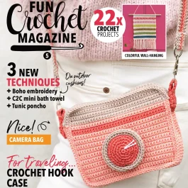 مجله الکترونیکی قلاب بافی جذاب Fun Crochet Magazine August 2022