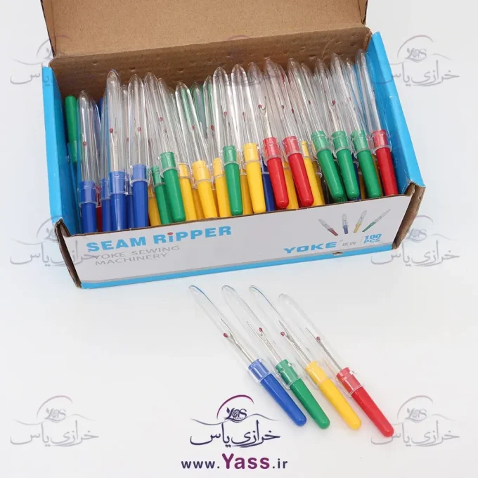بشکاف پلاستیکی دسته رنگی مارک YOKE (بسته 100 عددی)
