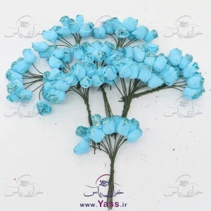 گل فومی اکلیلی آبی (بسته 100 عددی)