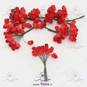 گل فومی اکلیلی قرمز (بسته 100 عددی)