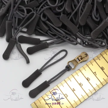 بند سرزیپ اسپرت طوسی تیره (بسته 50 عددی)